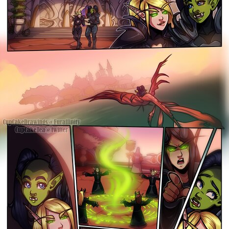 Interruption Porn comic Cartoon porn comics on Warcraft