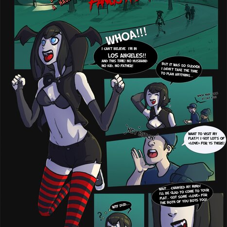 Fangs and the Dick Porn comic Cartoon porn comics on Hotel Transylvania