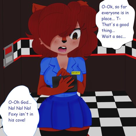 Night 2 Foxy x Jasmine Porn comic Cartoon porn comics on Five Nights at Freddys