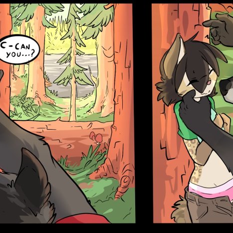 Camping Time Porn comic Cartoon porn comics on Furry