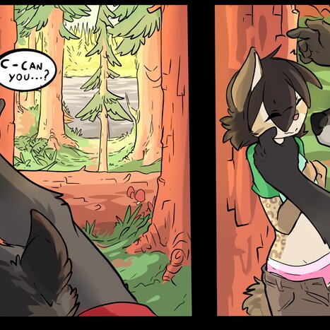 Camping Porn comic Cartoon porn comics on Furry