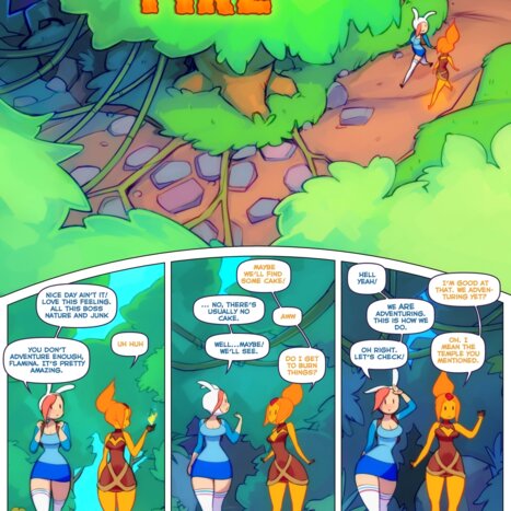 Inner Fire Porn comic Cartoon porn comics on Adventure Time