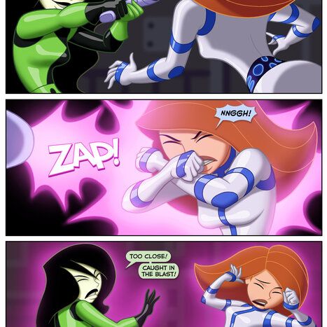 Straitjacket Gun Porn comic Cartoon porn comics on Kim Possible