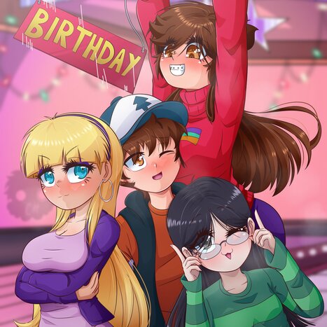 Birthday Pines Porn comic Cartoon porn comics on Gravity Falls