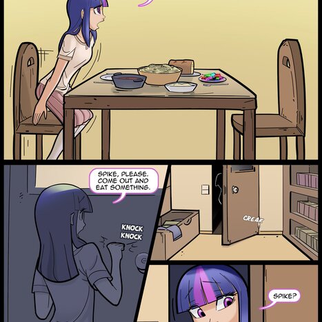 Their first Porn comic Cartoon porn comics on My Little Pony: Humanization