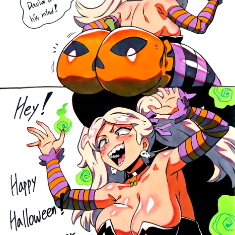 Halloween Comic - Hilda Porn comic Cartoon porn comics on Halloween