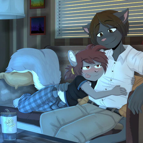 Derrick Snd Tammy Movie Night Porn comic Cartoon porn comics on Furry