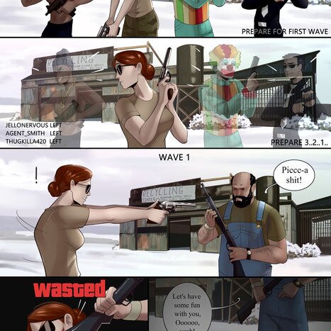 First Wave Porn comic Cartoon porn comics on Grand Theft Auto