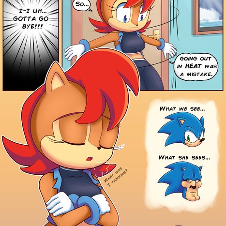 Sally in Season Porn comic Cartoon porn comics on Sonic the Hedgehog