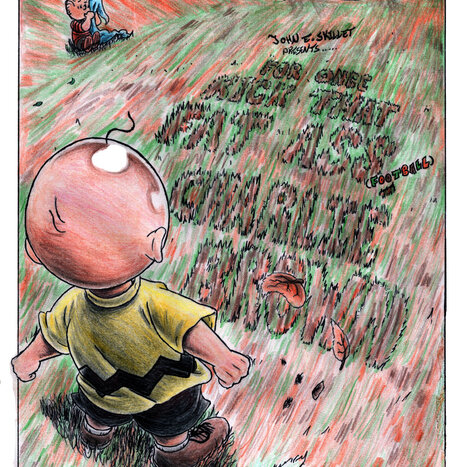 For Once, Kick That Fat Ass Porn comic Cartoon porn comics on Peanuts