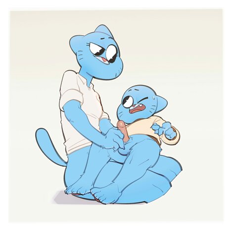 Gamball and Nicole Porn comic Cartoon porn comics on The Amazing World of Gumball