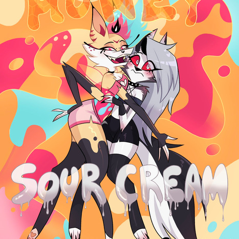 Honey and Sour Cream Porn comic Cartoon porn comics on Helluva Boss