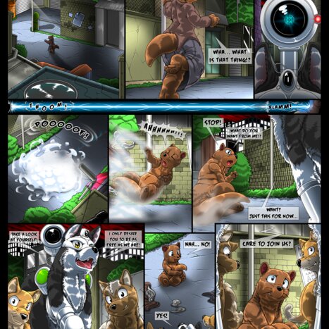 Condom Crusader and the Feral Peril Porn comic Cartoon porn comics on Furry