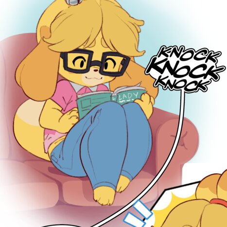Isabelle&#039;s Gift Porn comic Cartoon porn comics on Animal Crossing