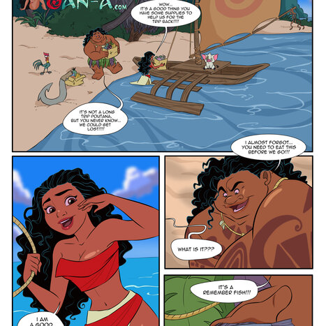 Let a Moan 2 Porn comic Cartoon porn comics on Moana