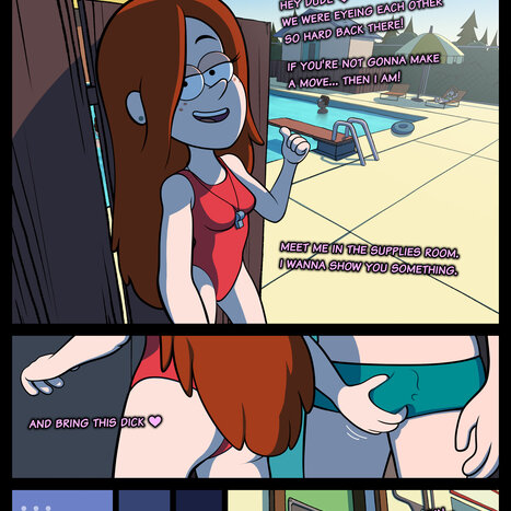 The Deep End Porn comic Cartoon porn comics on Gravity Falls