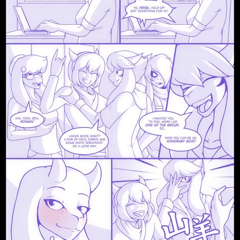 Honor Among Goats Porn comic Cartoon porn comics on Undertale