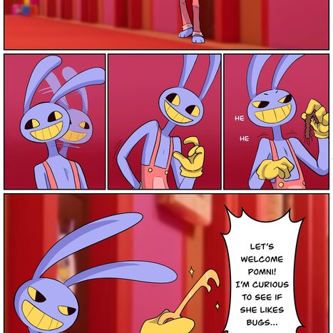 The Welcome Gift Porn comic Cartoon porn comics on The Amazing Digital Circus