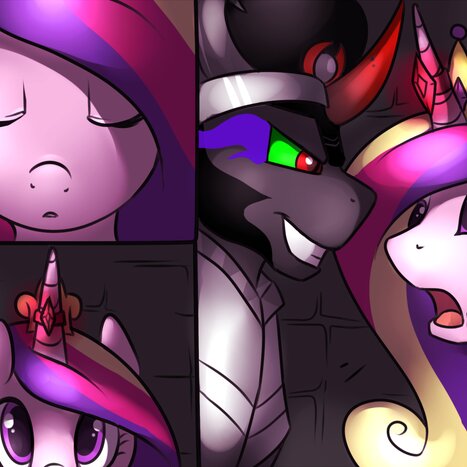 Sombra Rapes Princess Cadance Porn comic Cartoon porn comics on My Little Pony: Classic