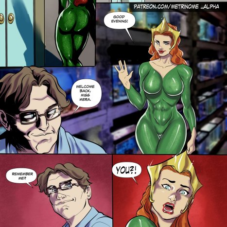 Mera Gets Blackmailed Porn comic Cartoon porn comics on DC Universe
