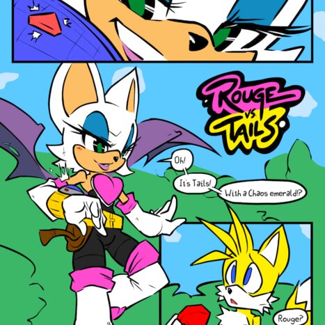 Rouge vs Tails Porn comic Cartoon porn comics on Sonic the Hedgehog