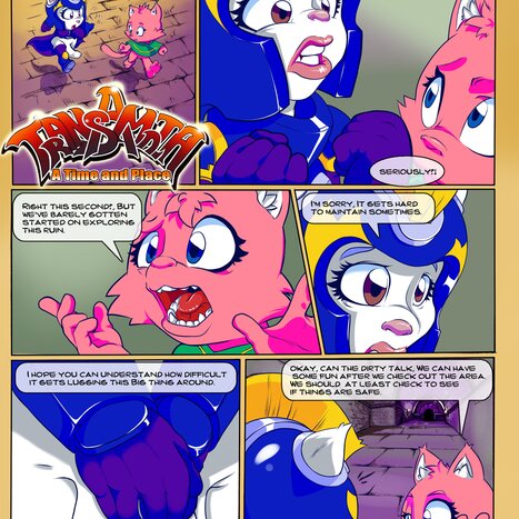 Transamnia:  A Time and Place Porn comic Cartoon porn comics on Furry