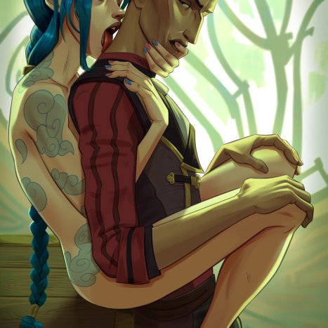 Jinx and Silco Porn comic Cartoon porn comics on League of Legends