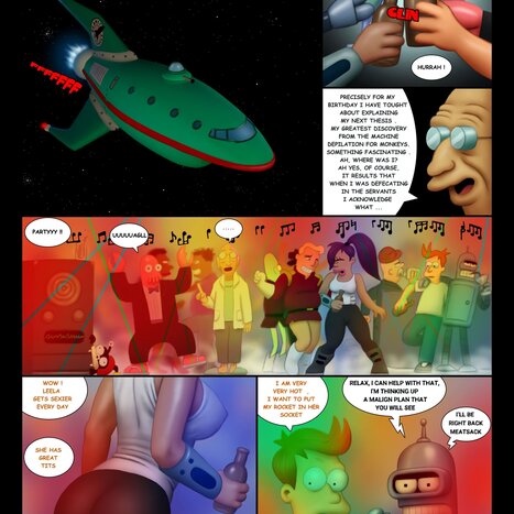 Futurama - An indecent proposition Porn comic Cartoon porn comics on Futurama