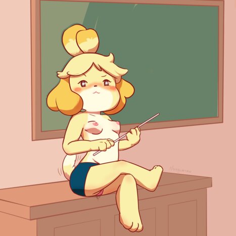 Oncen Time to Isabelle Porn comic Cartoon porn comics on Animal Crossing