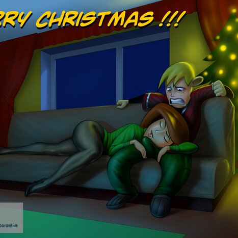 Merry Christmas to Ron Porn comic Cartoon porn comics on Kim Possible