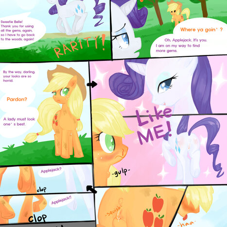 Marshmallow Apple Pie Porn comic Cartoon porn comics on My Little Pony: Classic