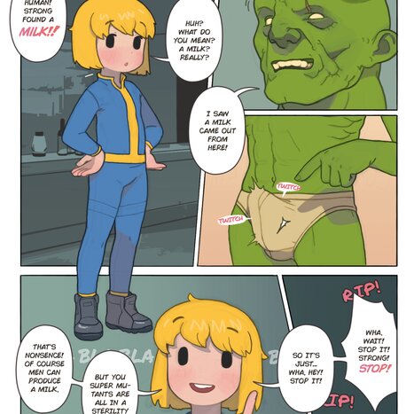 Human found a Milk Porn comic Cartoon porn comics on Fallout