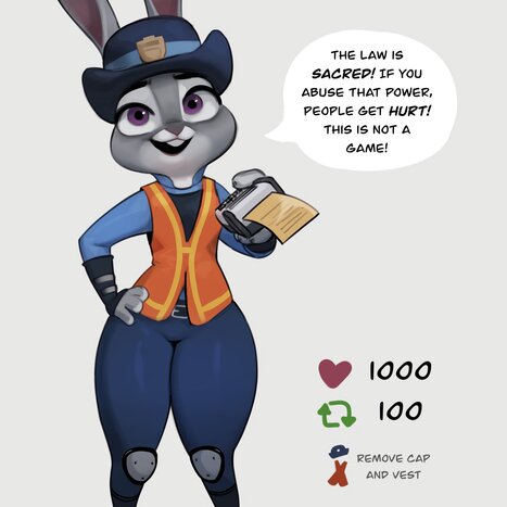 Judy Hopp&#039;s Stripgame Porn comic Cartoon porn comics on Zootopia