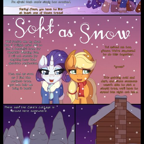 Soft as Snow Porn comic Cartoon porn comics on My Little Pony: Classic