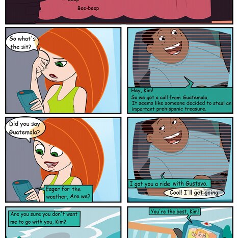 Kim Needs a Ride Porn comic Cartoon porn comics on Kim Possible