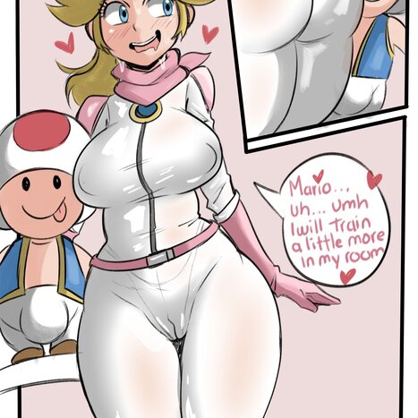 Peach andToad Porn comic Cartoon porn comics on Super Mario