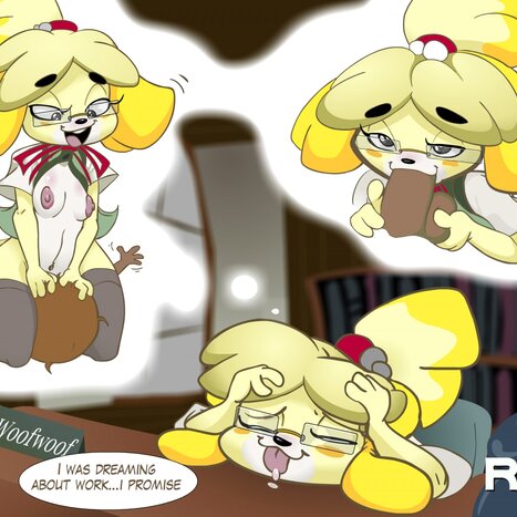 Isabelle After Hours Porn comic Cartoon porn comics on Animal Crossing