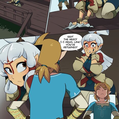 Late Night Visitor Porn comic Cartoon porn comics on The Legend of Zelda