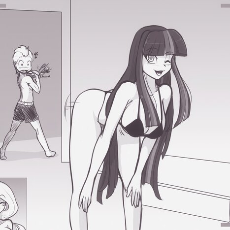 Getting Spiked Porn comic Cartoon porn comics on My Little Pony: Humanization