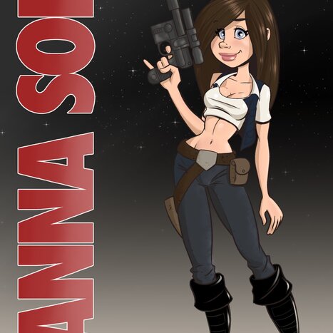 Star Whore: Hanna Solo Porn comic Cartoon porn comics on Star Wars