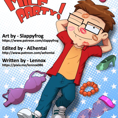 Milf Party! Porn comic Cartoon porn comics on Crossovers