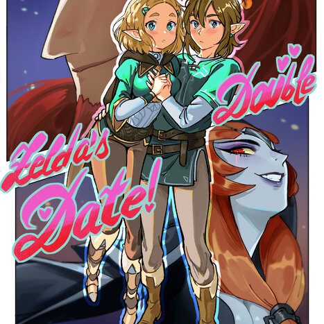 Zelda&#039;s Double Date  Porn comic Cartoon porn comics on The Legend of Zelda
