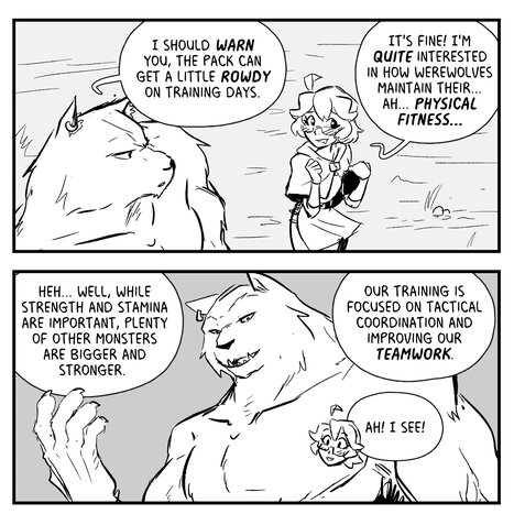Werewolf Social Behavior Porn comic Cartoon porn comics on Others