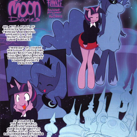 Dark Moon Porn comic Cartoon porn comics on My Little Pony: Anthro