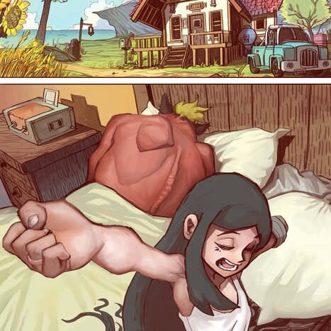 Girl and Lizard Porn comic Cartoon porn comics on Others