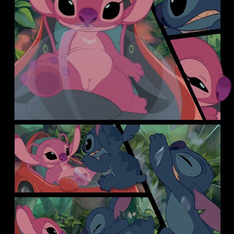 Angel &amp; Stitch Porn comic Cartoon porn comics on Lilo and Stitch