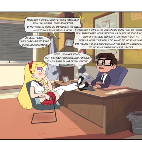 School Session Porn comic Cartoon porn comics on Star vs The Forces of Evil