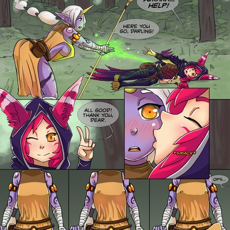 Full Support Porn comic Cartoon porn comics on League of Legends