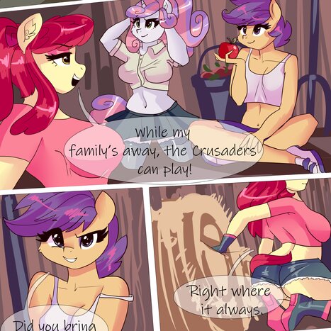 CMC In The Barn Porn comic Cartoon porn comics on Trash