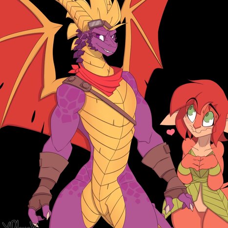 Spyro and Elora Porn comic Cartoon porn comics on Spyro the Dragon